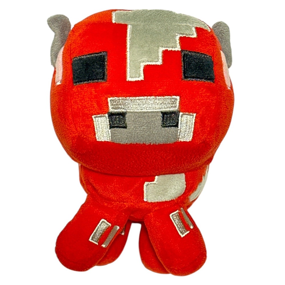 Minecraft Happy Explorer Baby Mooshroom Red Cow Small 2017 Plush Mojang Jinx Toy